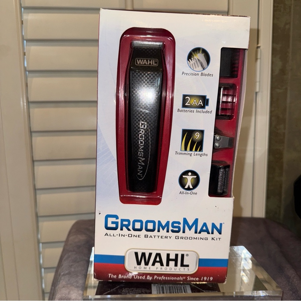 Wahl GroomsMan Black Grooming‎ Kit